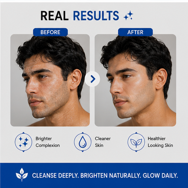 BIDOOZ Skin Brightening Face Wash for Men | Deep Cleansing Formula | 100ml